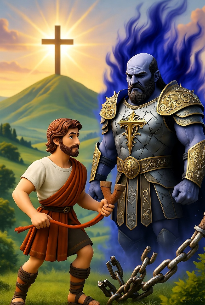 Symbolizing spiritual warfare and victory